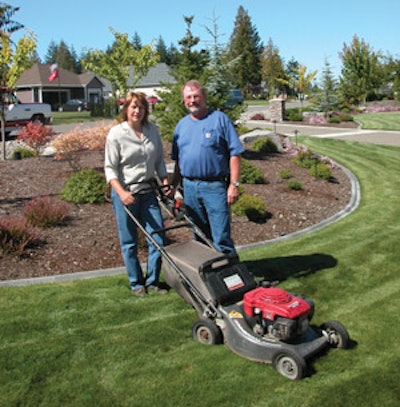 Richard Casey runs the construction division while wife Pam handles maintenance.