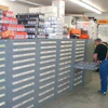 The parts department at J&I is clean and organized, leading to increased efficiency.