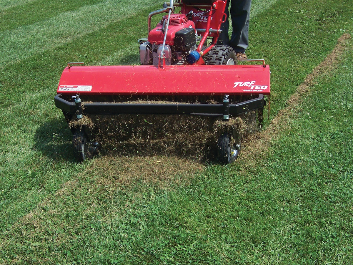 Turf Teq Broom Dethatching Kit From Turf Teq Green Industry Pros