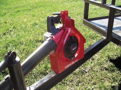 Jungle Jim's handheld blower holder