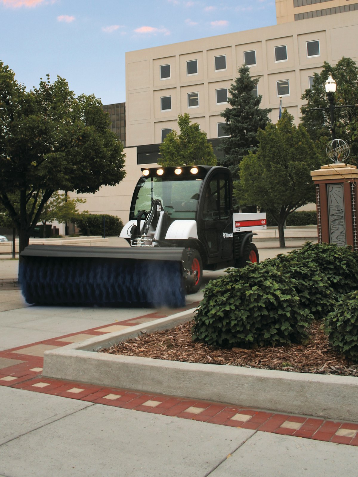 Angle Broom Attachment From Bobcat Company Green Industry Pros