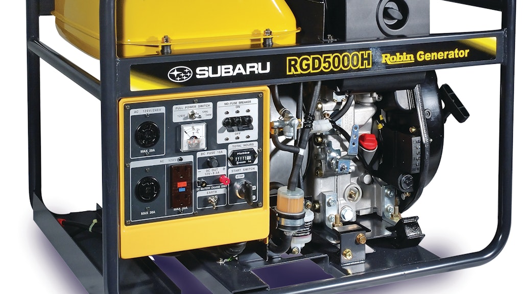 Subaru Diesel Generators From Subaru Industrial Power Products Green