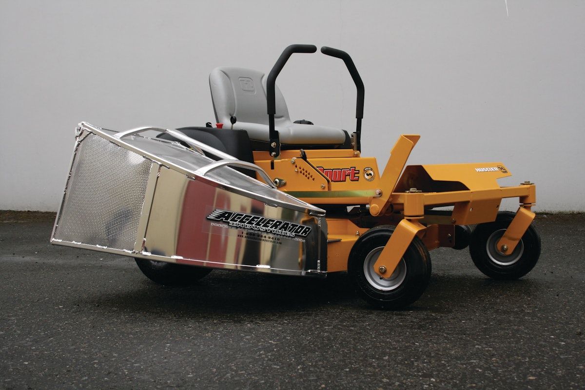 Aluminum Grass Catcher From Accelerator Industries Green