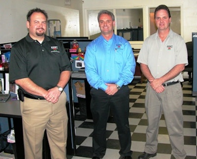 Photo 1 - The Asset Landscaping management team (from left): Matthew Johnson, co-owner; Kevin Robinson, co-owner; Keith Robinson, controller. Johnson is also the current vice president of the Arizona Landscape Contractors Association.