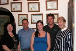 From left: Leah LaBarge, office manager; David Spector, co-owner; Kyla Spector, purchasing/events/admin; Louis Spector, operations manager; Louise Rogers, administrative.