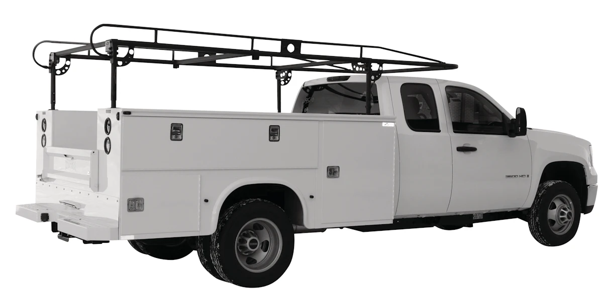 Service Body Ladder Rug Service Body Ladder Rack From: Buyers Products Co. | Green Industry Pros