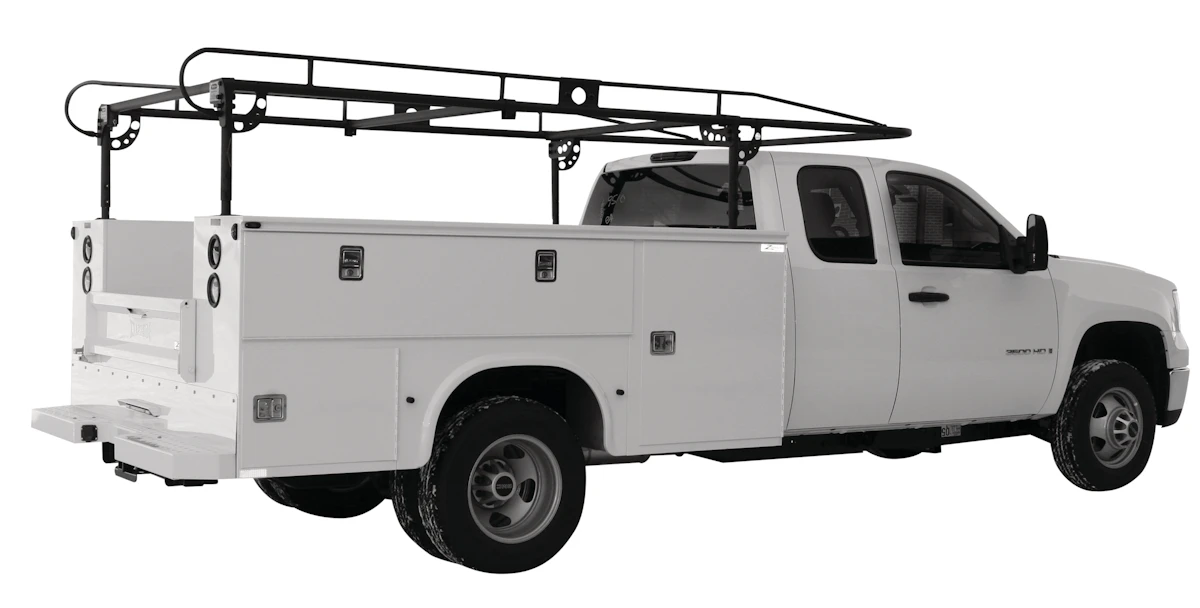 Engine 97 Ladder Rack Service Body Ladder Rack From: Buyers Products Co. | Green Industry Pros