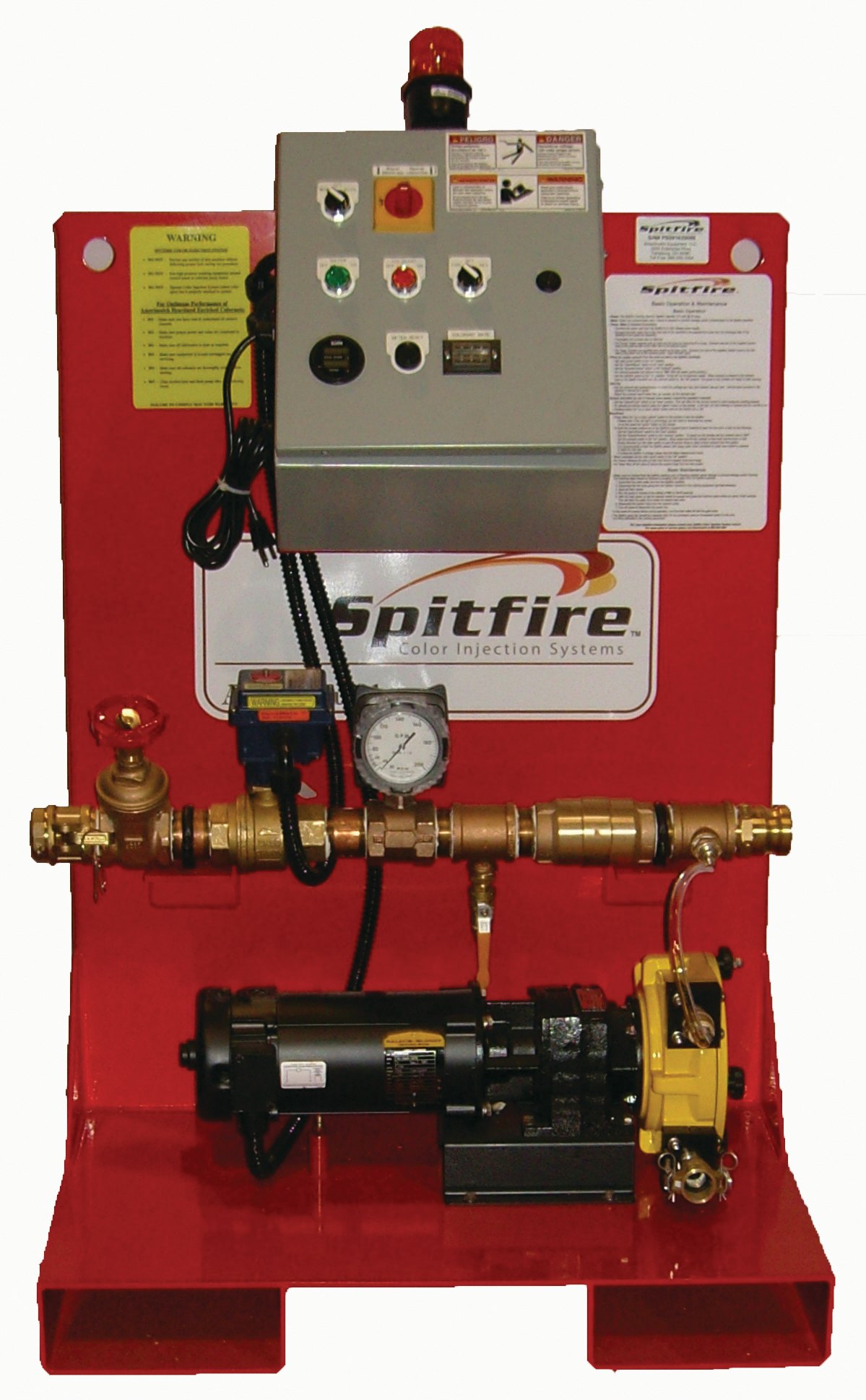 Spitfire Color Injection System From: Amerimulch | Green Industry Pros