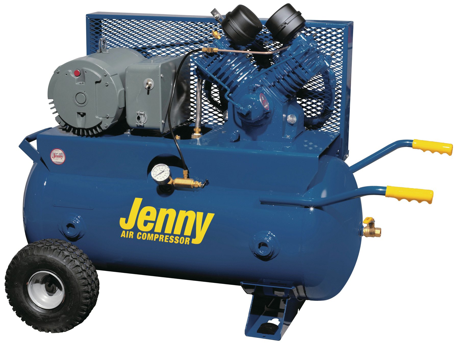 W5B-30P Wheeled Portable Compressor From: Jenny Products | Green