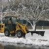 Wacker's WL 30, with its narrow wheelbase, makes it ideal for demanding sidewalk clearing.