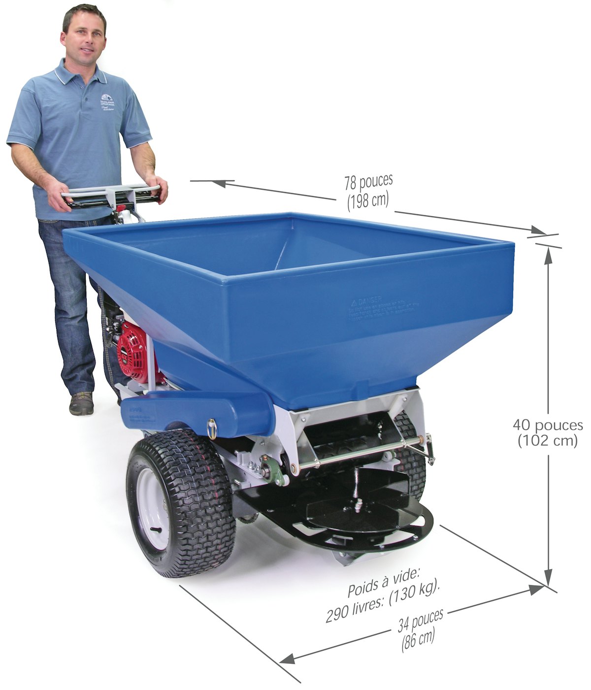 SelfPropelled MultiPurpose Top Dresser From Ecolawn Applicator Green Industry Pros