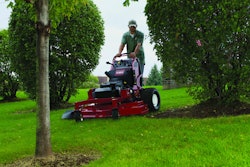 New for 2015, select models of Toro GrandStand mowers now feature Kawasaki FX Series engines.