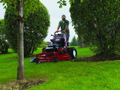 New for 2015, select models of Toro GrandStand mowers now feature Kawasaki FX Series engines.