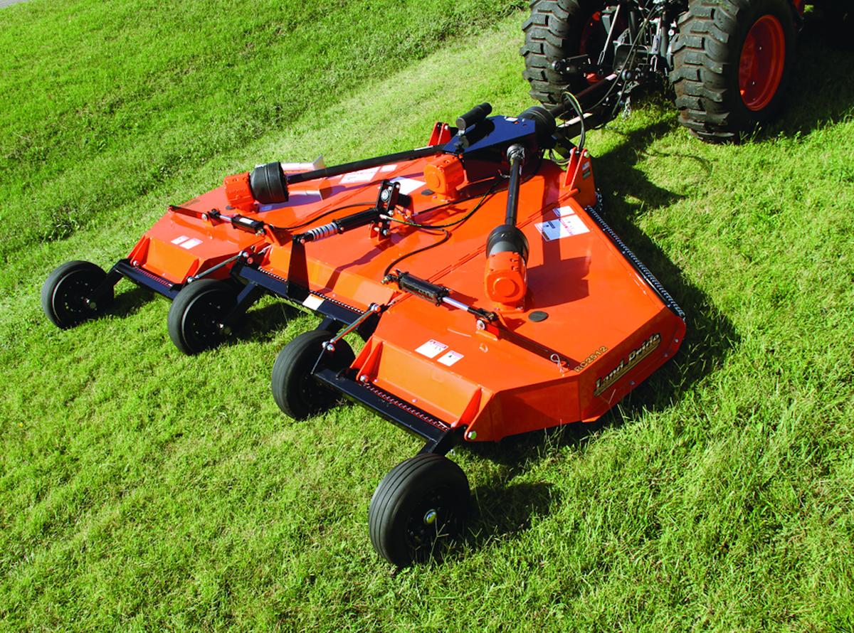 RC2512 Medium Duty Smooth Top Rotary Cutter From Land Pride Green