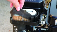 An engine is exposed to a great deal of grass, dirt and other debris in edger applications, so be sure to check the condition of the air filter daily.