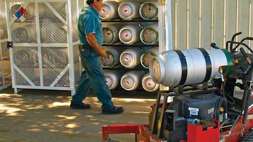 ACLS in Fresno, CA, is one example of a landscaping company that has made the switch to propane-fueled mowers.