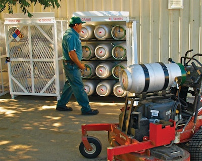ACLS in Fresno, CA, is one example of a landscaping company that has made the switch to propane-fueled mowers.