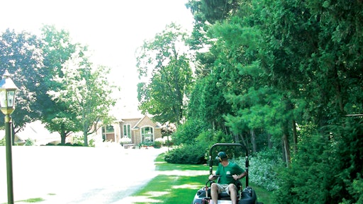 Many lawn maintenance contractors, like Greenstripe Lawns & Landscapes in Wisconsin, focus on the high end of the residential market: $400,000 homes and up.