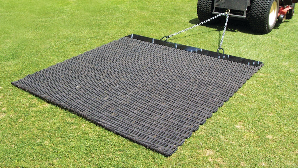 Heavy-Duty Rubber Drag Mat From: Earth & Turf | Green Industry Pros