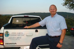 Joel Hafner, president of Fine Earth Landscape in Poolesville, MD