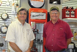 Brian Humphreys with retired father Phil Humphreys.