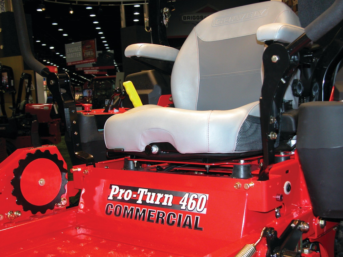 Gravely Showcases Air Suspension Seat Green Industry Pros