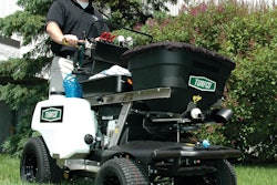 Stand-on sprayer/spreader