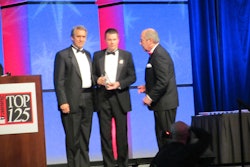 ValleyCrest’s Parke Kallenberg (left) and Mark Lenahan (center) receive 2012 Top 125 Award from Training magazine