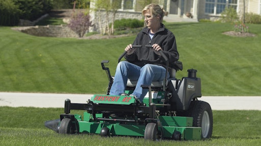 Sales of consumer mowers are being driven by housing starts and consumers with more disposable income.