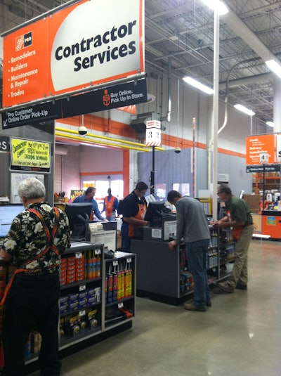The Pro-exclusive sales counter has a dedicated staff that gets to know the Pro customer and their business.