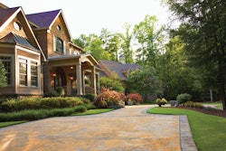 Georgia contractor John Newman installed this front facade at this English Country Estate.