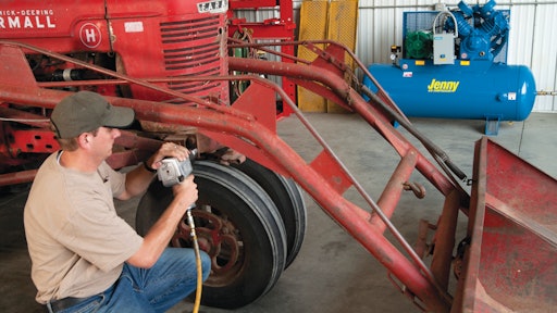Air compressors power the air tools that save contractors time and fatigue.