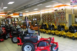 Zero Turnmowerdisplay