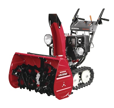Honda Hs1332snowblower Lefttrackview