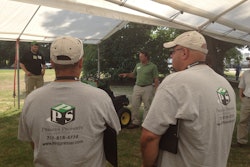 The John Deere Turf Care Quality First Factory Tour provided dealers, contractors and John Deere representatives with the opportunity to connect while learning from one another.
