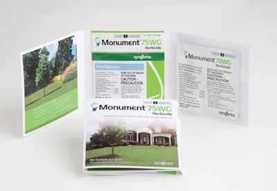 Syngenta Monument Small Packag 10726043