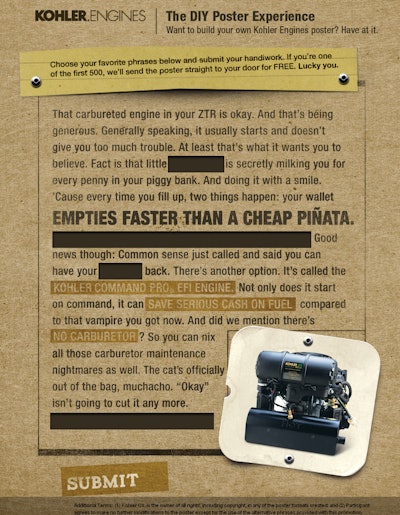 Kohler Engines The Diy Poster 10743483