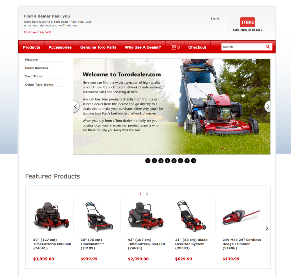 toro lawn mower dealer near me