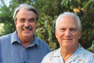 Bill Arman (left) and Ed Laflamme of The Harvest Group Landscape Business Consulting.
