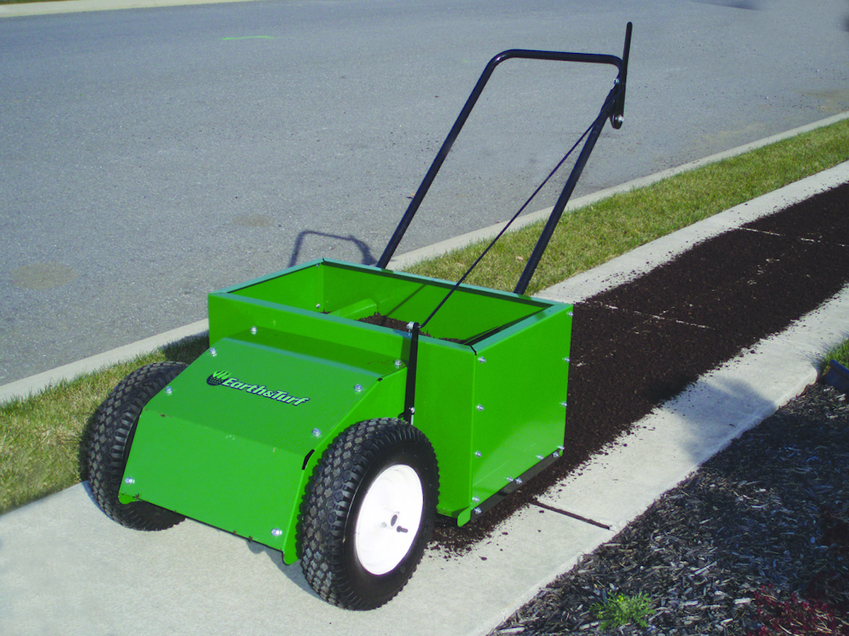 Model 45HP Compost Spreader From Earth & Turf Green Industry Pros