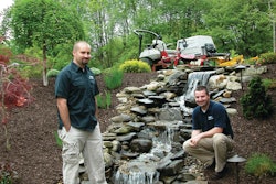 Partners Joe Cheria and Micah Posten of Impact Grounds Maintenance in Norton, OH.
