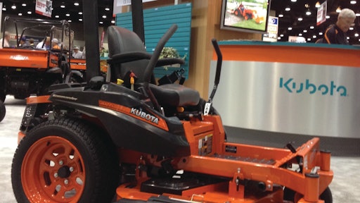 The Kubota Kommander ZG100-Series was unveiled at GIE+EXPO 2012.