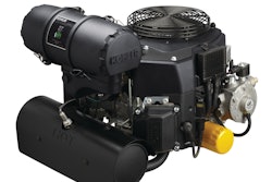New in 2012, Kohler's Command PRO EFI propane engine.