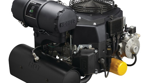 New in 2012, Kohler's Command PRO EFI propane engine.