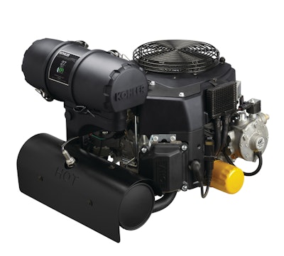 New in 2012, Kohler's Command PRO EFI propane engine.