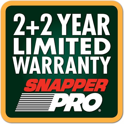 Snapper Pro 22 Warranty Logo
