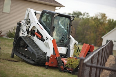 Plantings can be sped up greatly by utilizing attachments such as power augers and tree spades.