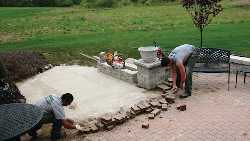 Building Hardscape Paver Patio 10837502
