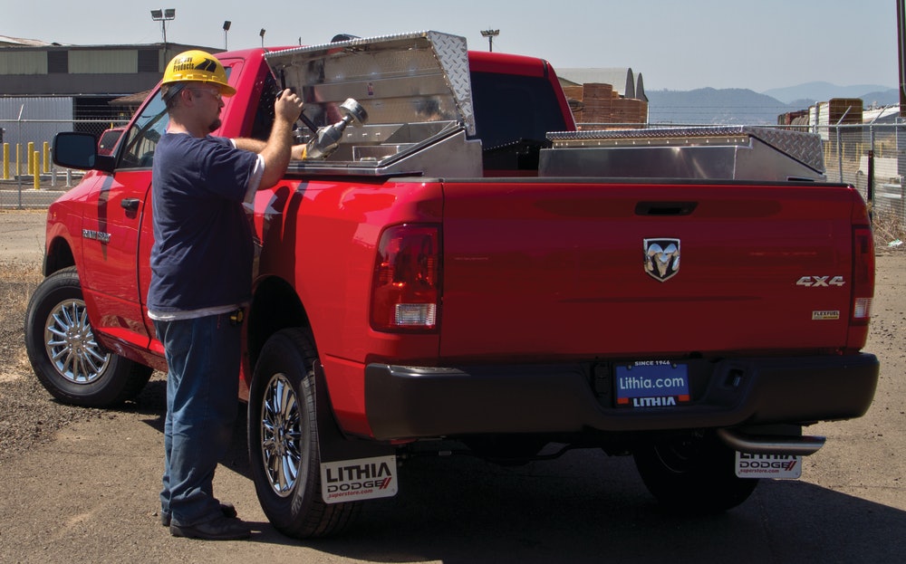 Highway products low clearance side tool box