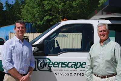 Daniel (left) and father Michael Currin of Greenscape in Holly Springs, NC.